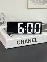LEDデジタル目覚まし時計【夜光機能付き・デスク用・学生向け】