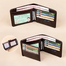 革製 メンズビジネス財布【ショート・超薄型・大容量・カジュアル向け】