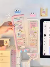 オフィス用ディスプレイサイドメモボード【クリーム風デザイン・計画板】