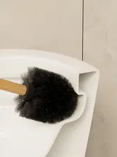 トイレブラシ【隅々まで清掃・長柄・スタンド付き】