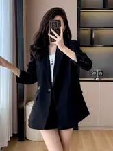 高級感あるデザイン！ショートジャケット【春秋冬用・女性用・オフィスカジュアル】（セットアップ対応）