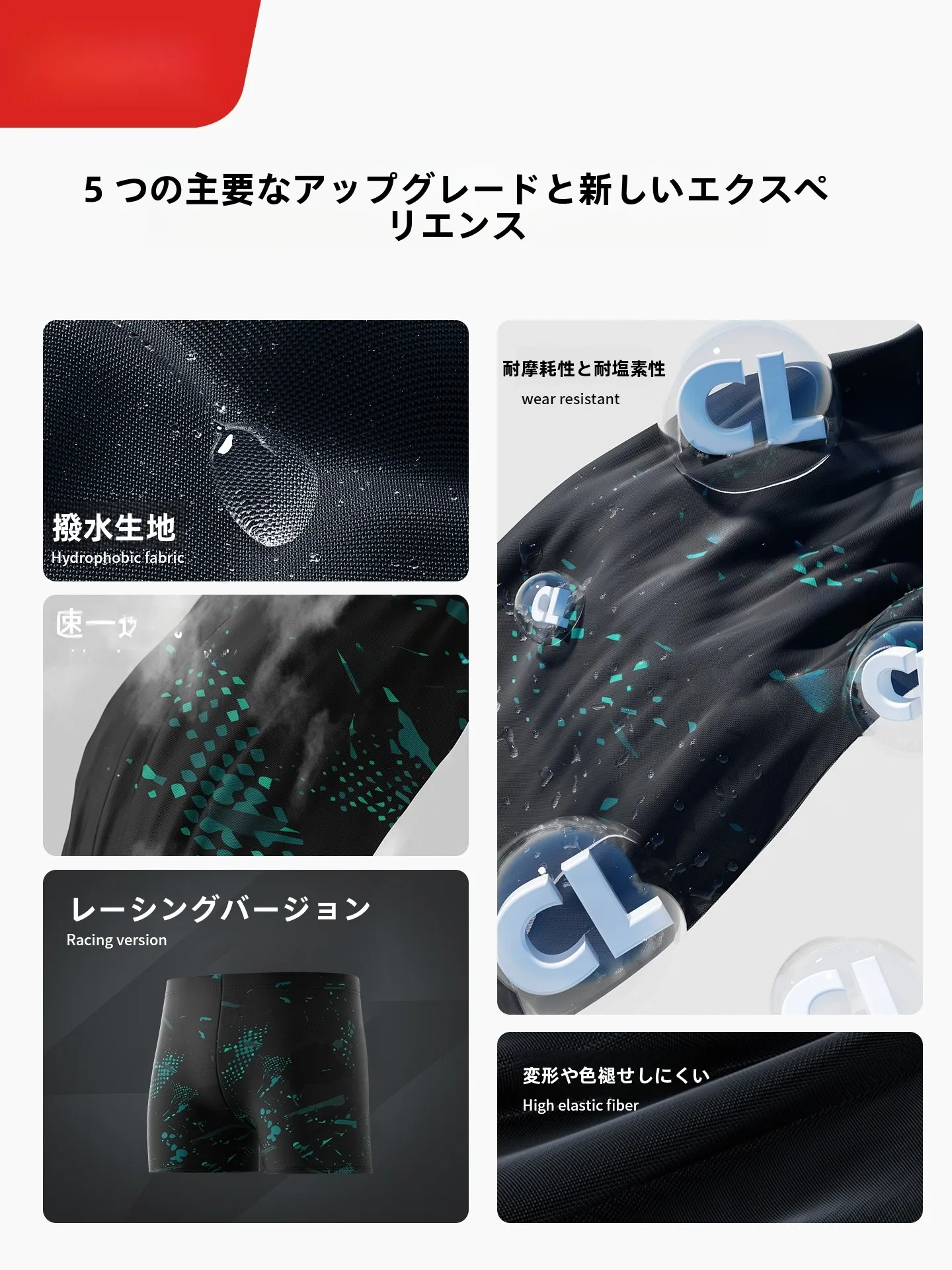 ヨウジヤマ モト セットアップ：プロの水泳シーンで実証された高弾性平角水着の使い方