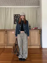 ユニセックス デニムジャケット【ヴィンテージデザイン・水洗い仕上げ】