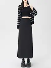 ラ・シャペル ブラック ブレーザー スカート