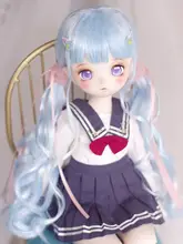 BJDドール用仿馬毛ウィッグ【ツインテール・極上の柔らかさ】