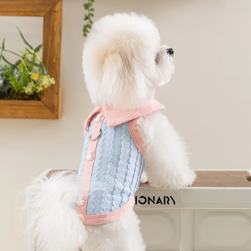 hipidog 小型犬用薄手ポロシャツ：夏期の通気性と柔らかさを実現