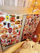 アンティーク風な食べ物の壁掛け布【カフェ・レストラン装飾用】