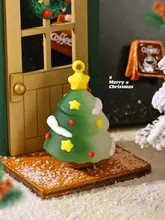 光る変色クリスマスツリー型チャーム【クリスマス飾り・車用・バッグ・キーホルダー】