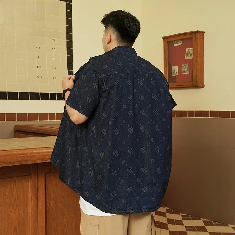 オーバーサイズ デニムシャツ カジュアル フラワープリント テーマで着用するなら THE PANG の夏用半袖が最適