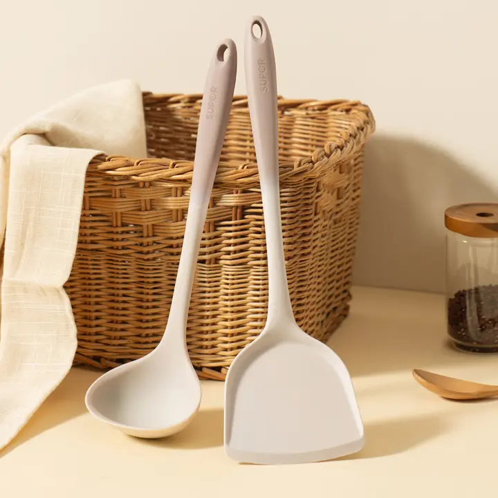 耐高温シリコン製調理器具【フライ返し・お玉・飯杓子・家庭用・こびりつかない】

