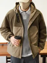 高級ダウンコート【白鹅绒・厚手・フード付き・冬用・メンズ】