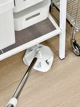 使い捨て浴室用ウェットシート付きフラットモップ【洗浄不要・衛生的・家庭用】