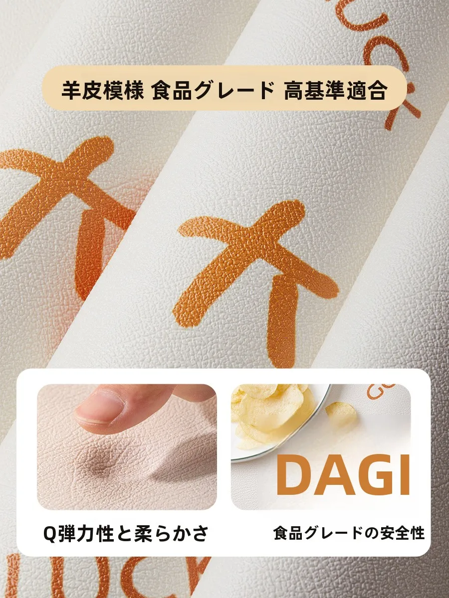 防水防油のヴィンテージ風ダイニングテーブルマット：高級レザー素材で汚れに強い日常使い