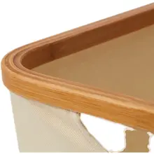 折りたたみ式 布製収納バスケット【衣類・おもちゃ・小物用・家庭用】