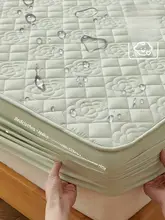 防水カバー付きマットレス保護シーツ【加厚・綿入り・防塵タイプ】