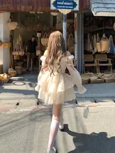 フランス風 温かみのある女性用ドレス【ウエストデザイン・スカート部分フレア】（セットアップ対応）