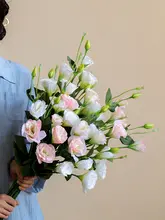 高級感あるホワイトエリンギの造花アレンジ【北欧スタイル・インテリア装飾用】