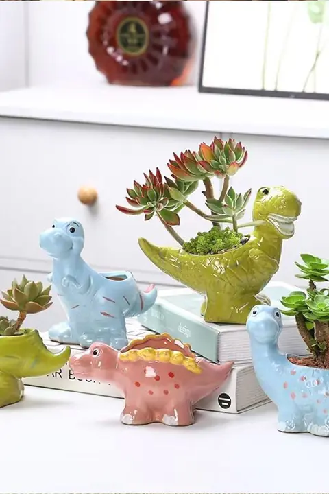 多肉植物用 植木鉢 アニマルモチーフ かわいい 陶器 通気性 インテリア 「JOJO'S L. PD.Living.」