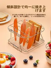 304ステンレス製 バーベキューグリル【オーブン・エアフライヤー用・蒸し器機能付き】