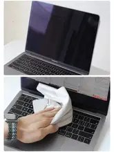MacBook Pro・Air対応 キーボード防塵カバー【スクリーン保護・クリーニング用】