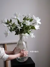 高級感ある白色鉄線蓮の造花【インテリア装飾用・テーブル用】