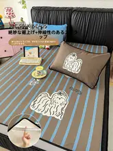 夏用 冷感布団カバー【カートゥーンデザイン・単身用・洗濯機対応・極上の柔らかさ】（セットアップ対応）