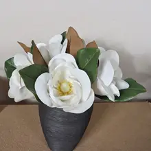 高級感ある造花 白玉ラン【中華風・卓上装飾用】