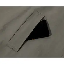 高品質のクラシックなスタンドカラーシルエットのトレンチジャケット