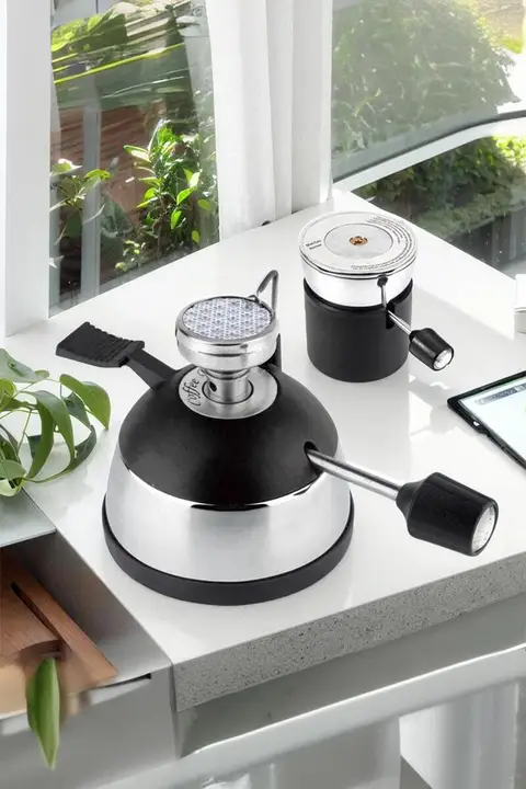 正晃行 ガス式コーヒー煮込み器【ミニポータブル・フレンチプレス・モカポット対応】