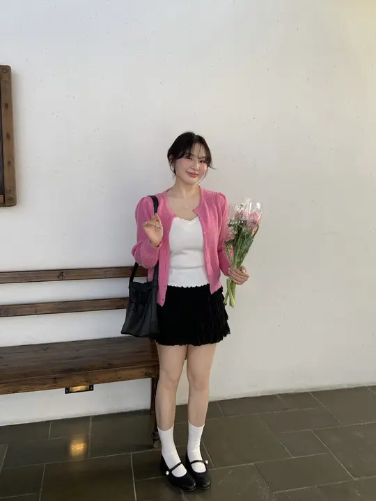 甘美なデザインのハイウエストミニスカート【春適用・シルエット補正・ケーキスタイル】