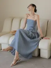 2点セット レディース チューブトップ ロングワイドパンツ 夏 「JWUNIQUE」