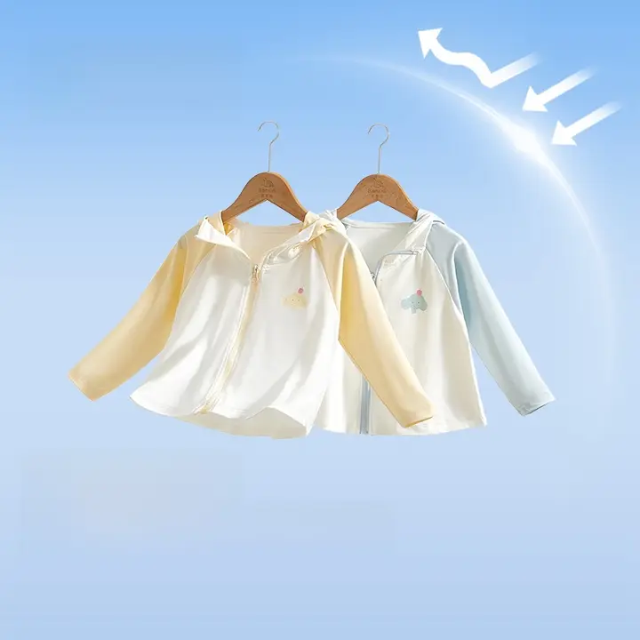 子供用 UVカット防寒衣【夏用・氷シルク・男の子にも最適】