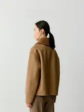冬用全羊毛ダブルフェイスコート【厚手・レディース】