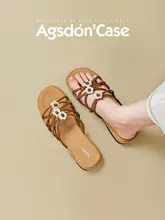 夏用オープントゥサンダル【低ヒール・スカートと相性抜群・スタイリッシュ】