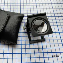 折りたたみ式ブラック塗装拡大鏡【布照明機能・視覚補助具】