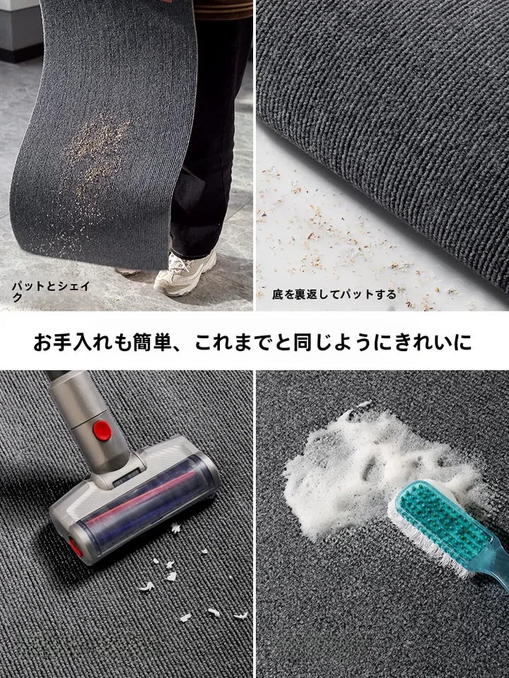 マット L型 使用シーン: キッチン 素材: 滑り止め・防油・拭き取り可能・洗浄不要・防水・防汚・カット可能