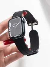 Apple Watch対応 シリコン製バンド【通気性・スポーツ・ユニセックス】