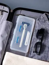 手動シェーバー収納ボックス【二層構造・旅行用・多機能・ポータブル】