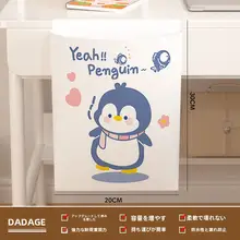 机上に貼り付けられるデスク用ゴミ袋【おしゃれ・使い捨て・オフィス・学生用】