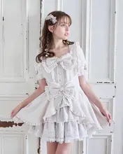 可愛い少女向けのスイーツドレス【ブラック・ホワイト・ピンク・シンプルデザイン】（セットアップ対応）