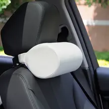 車用 円柱型ネックピロー【記憶フォーム・快適なサポート】