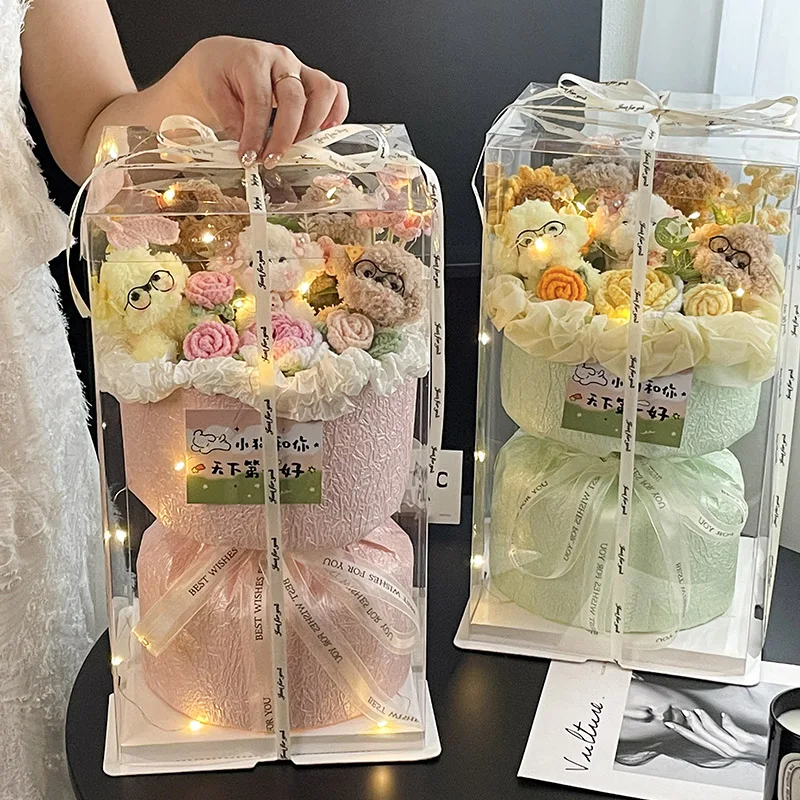 20代の娘にあげる誕生日プレゼントってどう選ぶ？手編みの犬型ぬいぐるみ花束がおすすめの理由