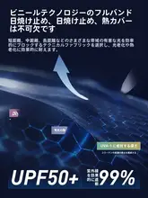 UVカット運動用アームカバー【アイスシルク・夏用・女性用】