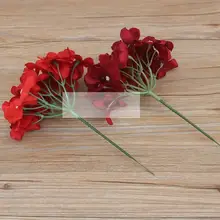 包ゴム鉄線製 フラワーアレンジ用ステム【ローマ柱用・バラ・アジサイ・葉付き】