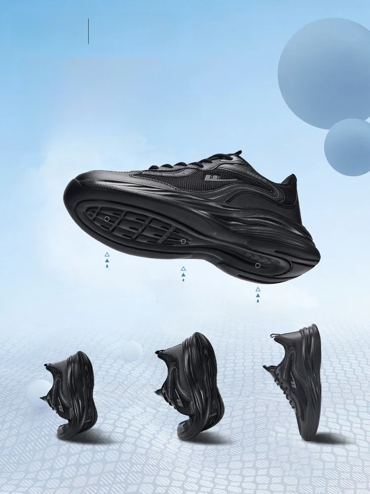 通気性の高い黒いメンズランニングシューズ：Warrior-Chasing the Wind PROの実用性と性能解析