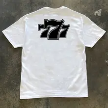 オリジナルロゴ付き コットン製 半袖Tシャツ【ルーズフィット・クルーネック・快適な着心地】