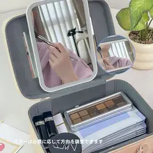 可愛いデザインの大容量化粧ポーチ【旅行用・携帯便利】