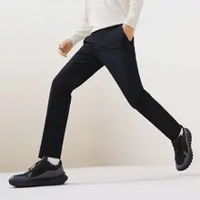 微伸縮素材のテーパードパンツ【カジュアル・ウエストゴム・フラワー柄】