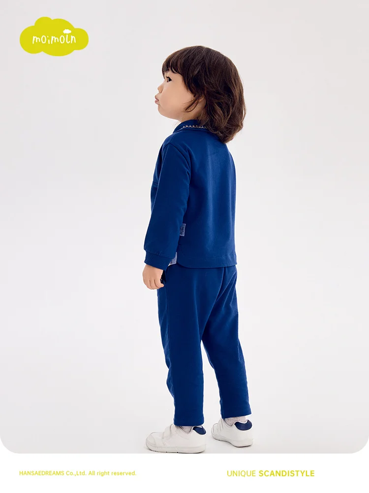 男の子用春秋ファッション長袖ポロシャツ：月齢9ヶ月向けの快適な寝るときの服装選び
