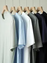極上の柔らかさのコットンTシャツ【メンズ・クルーネック・無地・短袖・夏用】